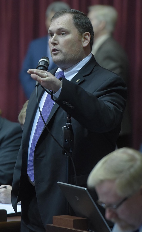 Representative Rob Vescovo (photo; Tim Bommel, Missouri House Communications)